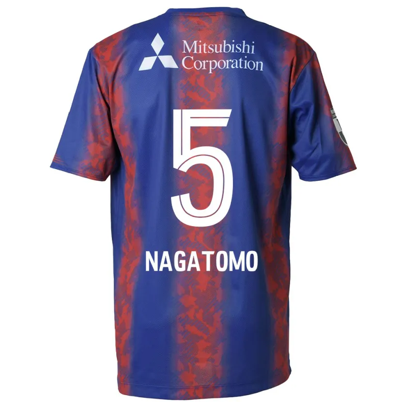 Danxen Men Yuto Nagatomo #5 Blue Red Home Jersey 2024/25 T-Shirt