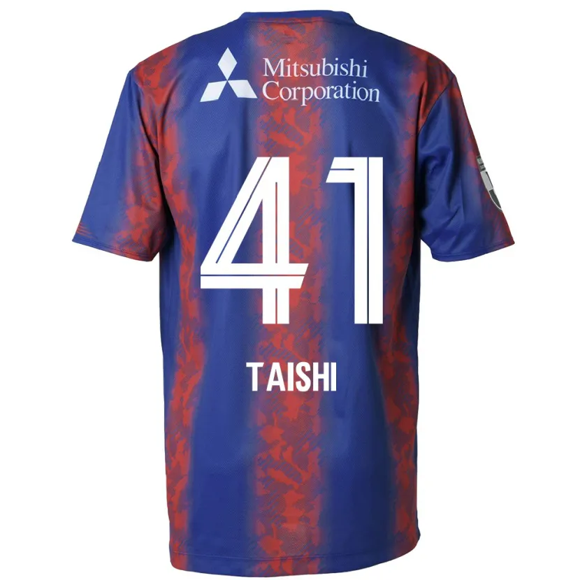 Danxen Men Taishi Brandon Nozawa #41 Blue Red Home Jersey 2024/25 T-Shirt