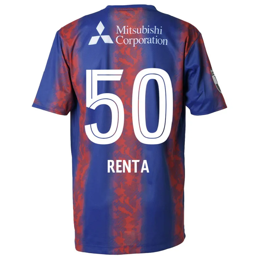 Danxen Men Renta Higashi #50 Blue Red Home Jersey 2024/25 T-Shirt