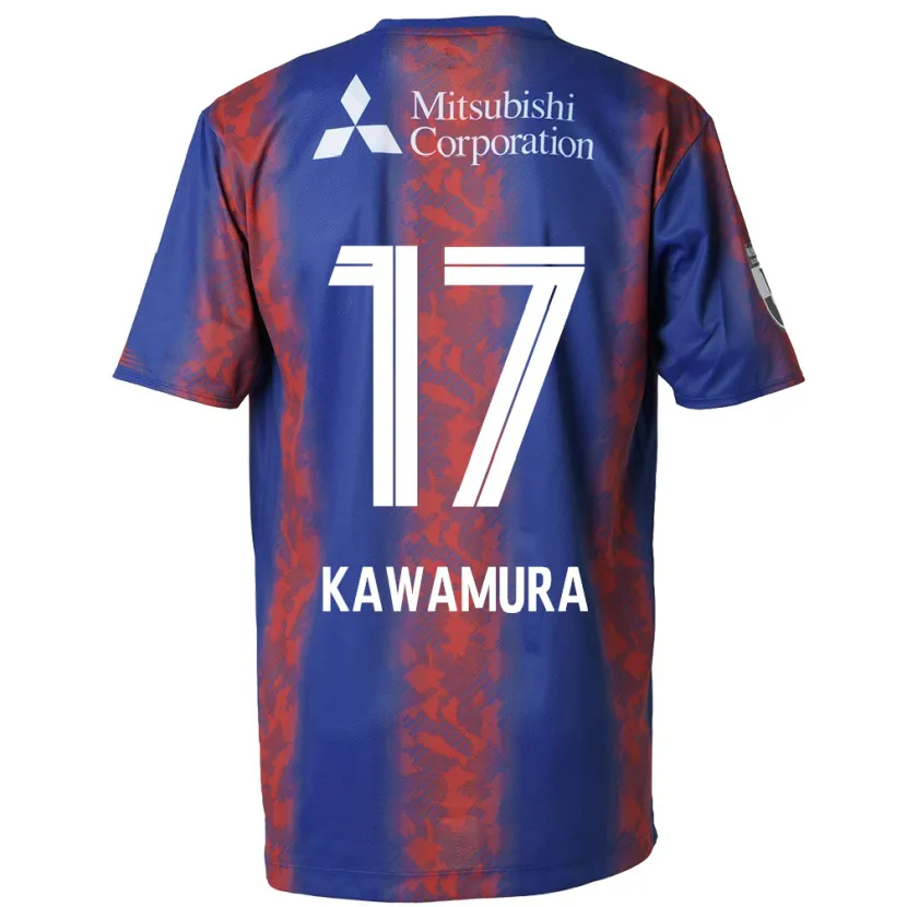 Danxen Men Riku Kawamura #17 Blue Red Home Jersey 2024/25 T-Shirt