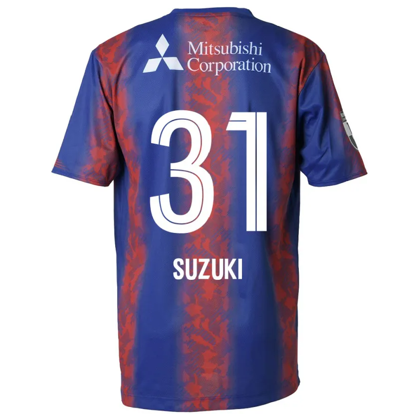 Danxen Men Kaede Suzuki #31 Blue Red Home Jersey 2024/25 T-Shirt