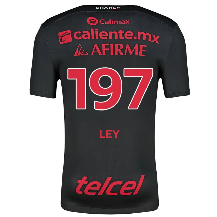 Danxen Men Emanuel Ley #197 Black Red Home Jersey 2024/25 T-Shirt