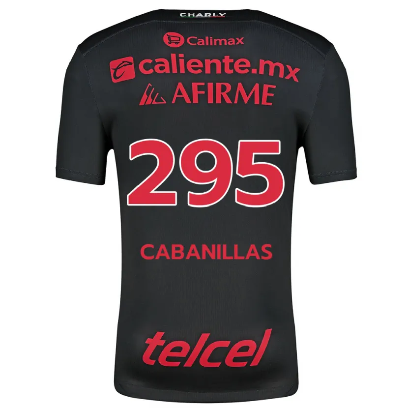 Danxen Men Osvaldo Cabanillas #295 Black Red Home Jersey 2024/25 T-Shirt