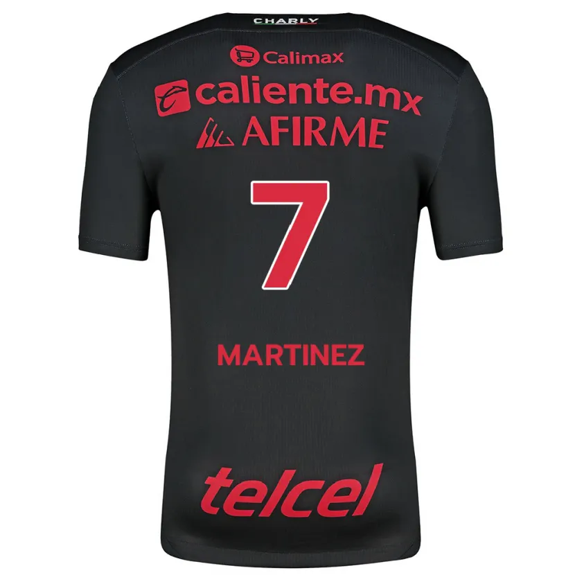 Danxen Men Alejandro Martínez #7 Black Red Home Jersey 2024/25 T-Shirt