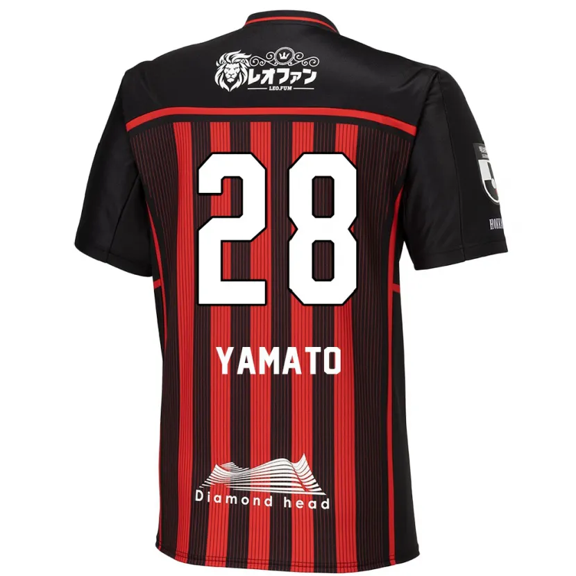 Danxen Men Yamato Okada #28 Red Black Home Jersey 2024/25 T-Shirt