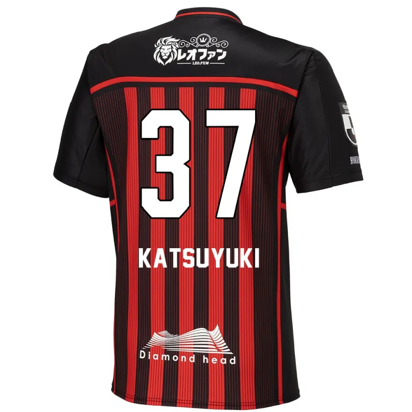 Danxen Men Katsuyuki Tanaka #37 Red Black Home Jersey 2024/25 T-Shirt