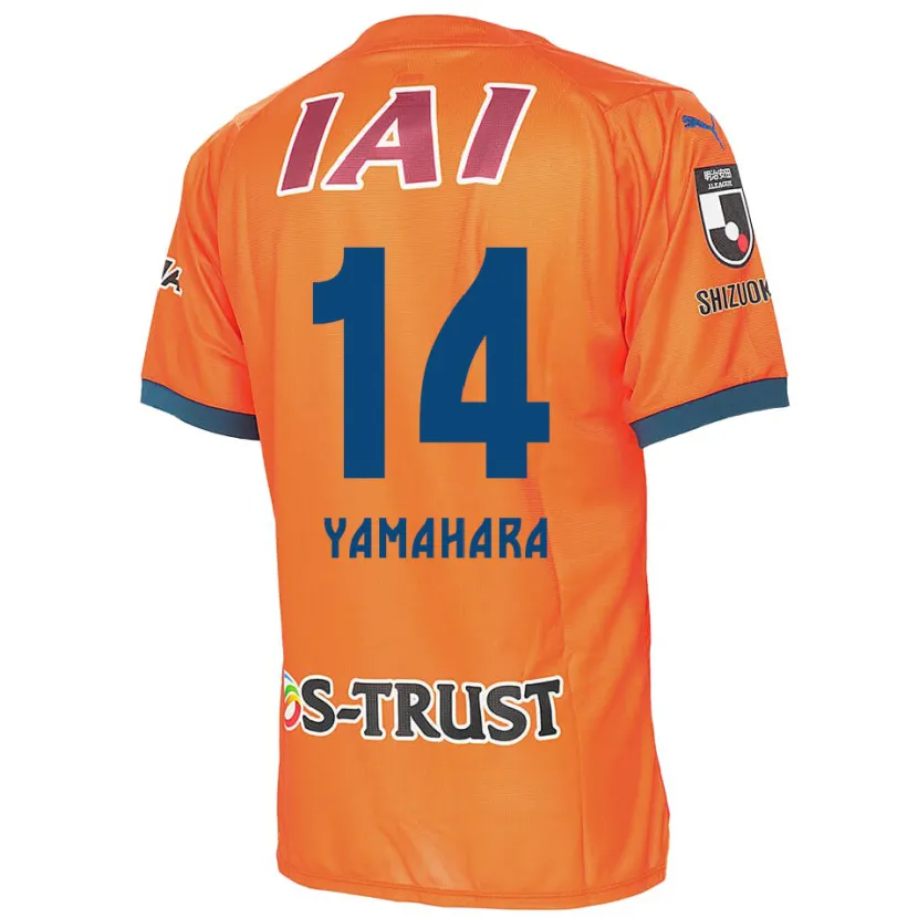 Danxen Men Reon Yamahara #14 Orange Blue Home Jersey 2024/25 T-Shirt