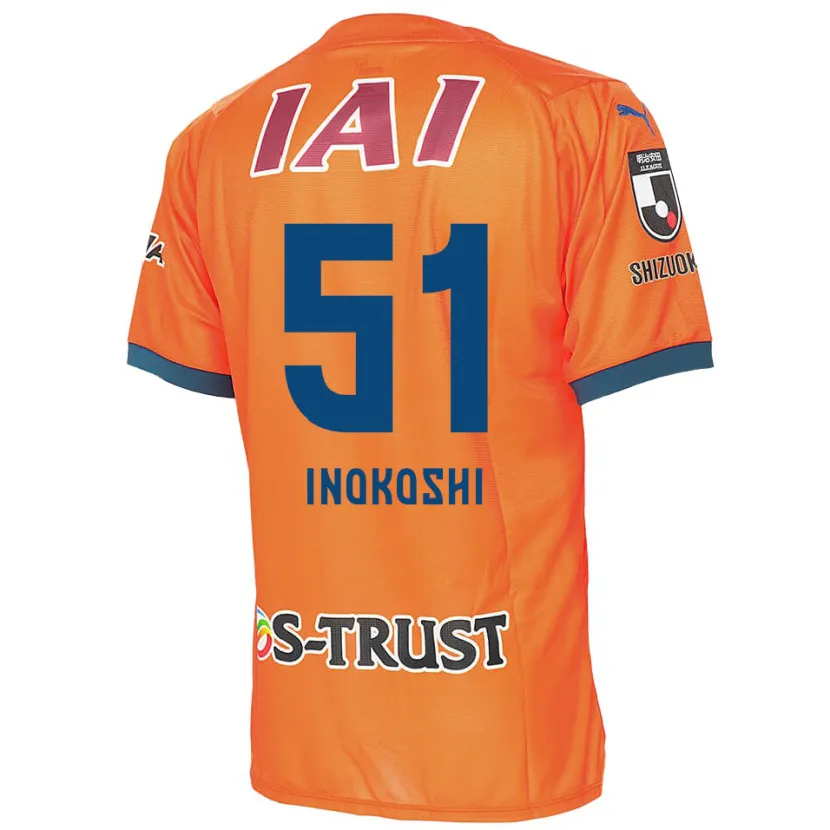 Danxen Men Yui Inokoshi #51 Orange Blue Home Jersey 2024/25 T-Shirt