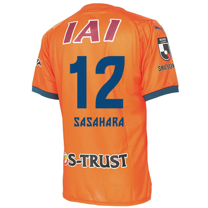 Danxen Men Kenshin Sasahara #12 Orange Blue Home Jersey 2024/25 T-Shirt