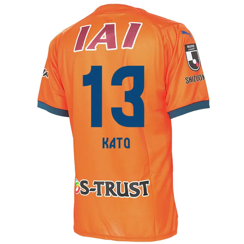 Danxen Men Daiya Kato #13 Orange Blue Home Jersey 2024/25 T-Shirt