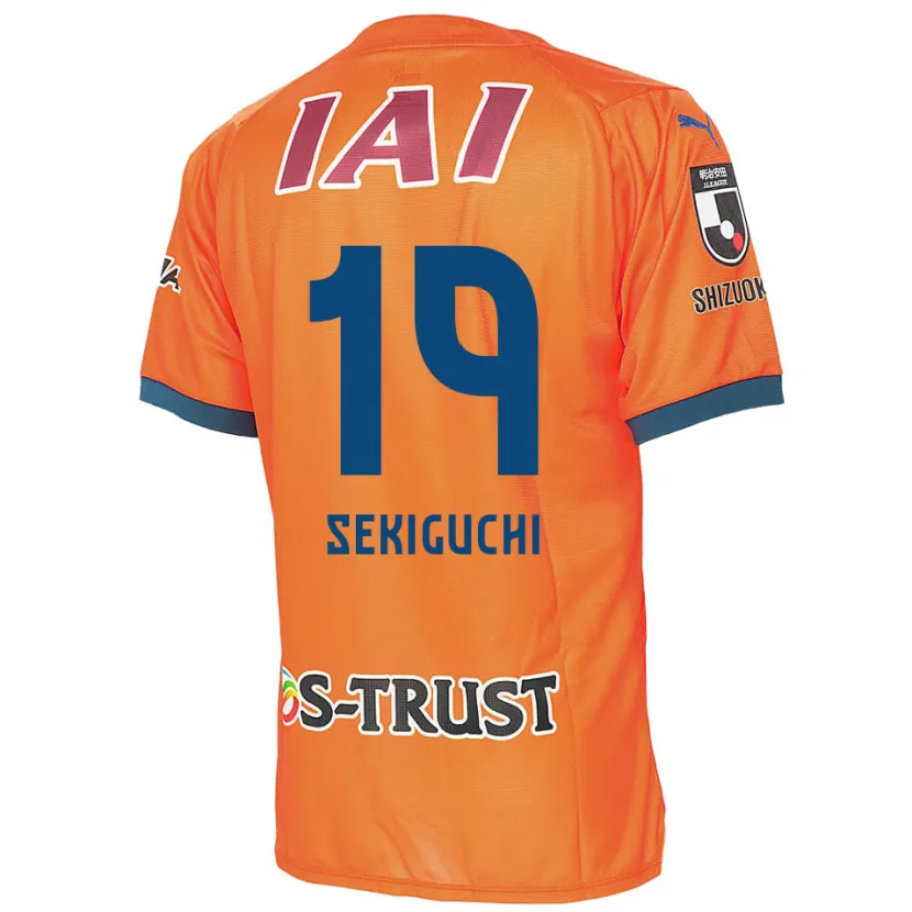 Danxen Men Kota Sekiguchi #19 Orange Blue Home Jersey 2024/25 T-Shirt