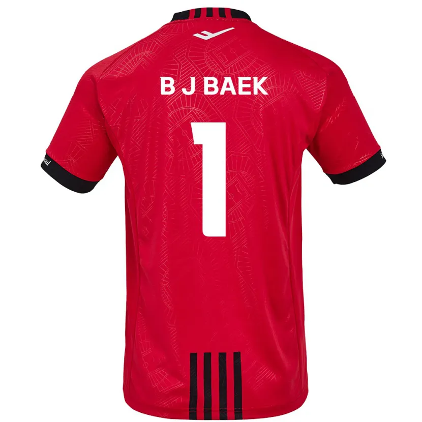 Danxen Men Jong-Beom Baek #1 Red Black Home Jersey 2024/25 T-Shirt