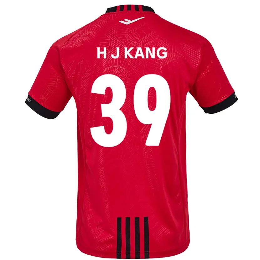 Danxen Men Ju-Hyeok Kang #39 Red Black Home Jersey 2024/25 T-Shirt