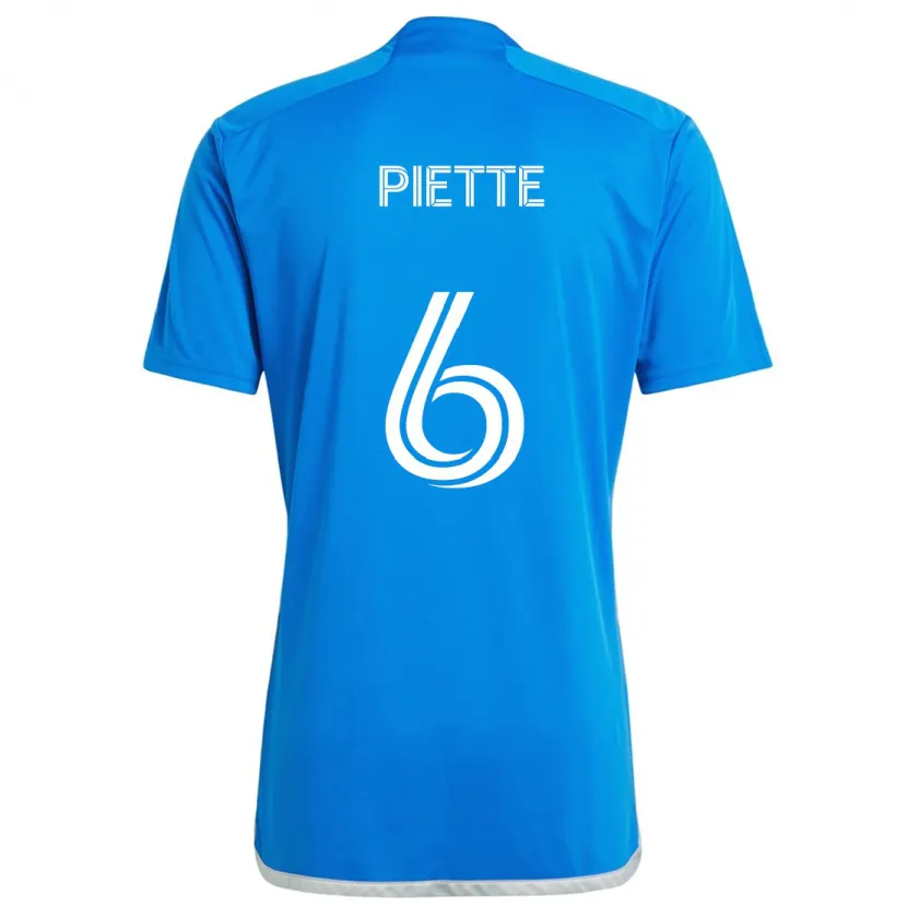 Danxen Men Samuel Piette #6 Blue White Home Jersey 2024/25 T-Shirt