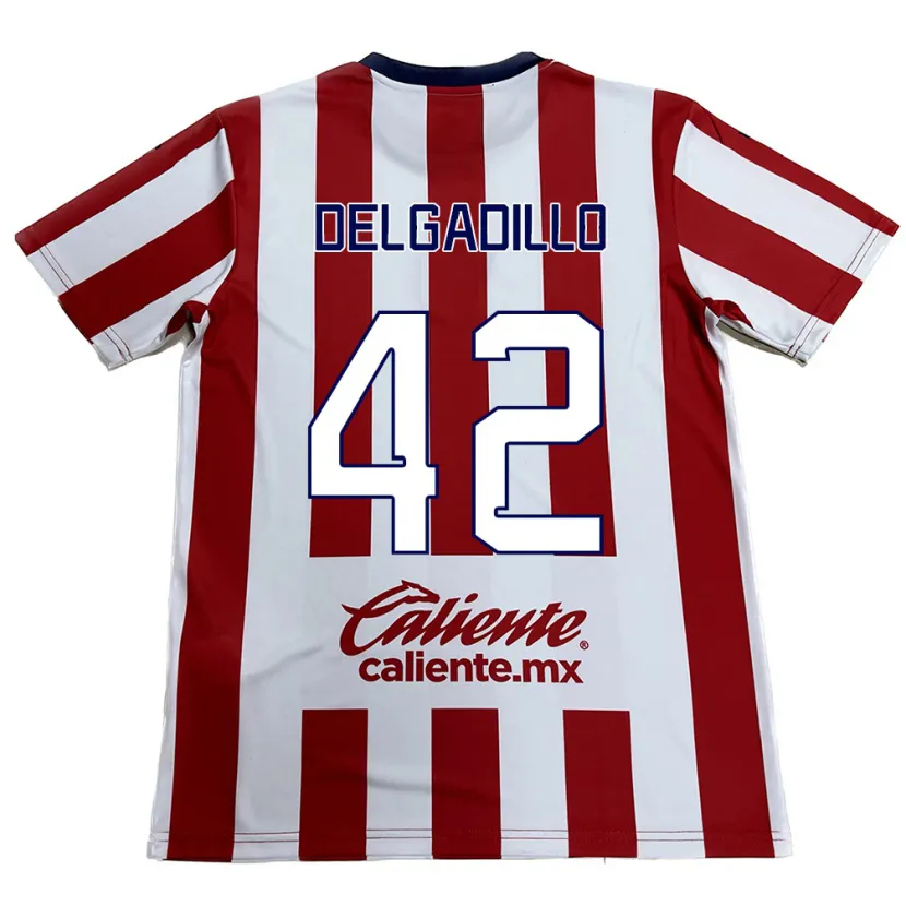 Danxen Men Diego Delgadillo #42 Red White Home Jersey 2024/25 T-Shirt