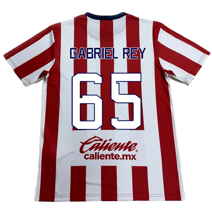 Danxen Men Luis Gabriel Rey #65 Red White Home Jersey 2024/25 T-Shirt