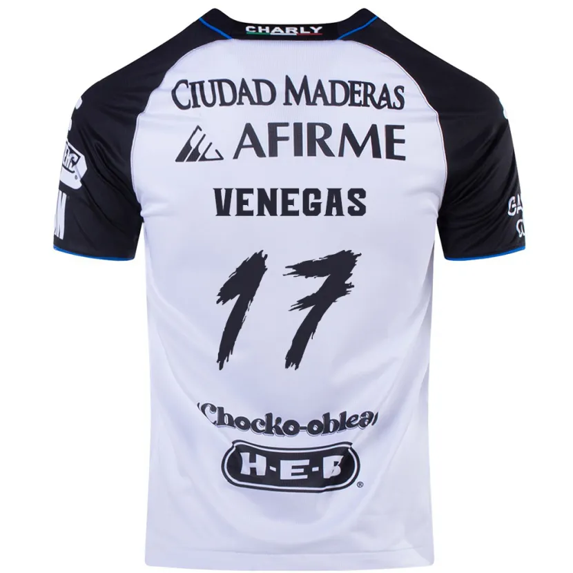 Danxen Men Francisco Venegas #17 Black Blue Home Jersey 2024/25 T-Shirt