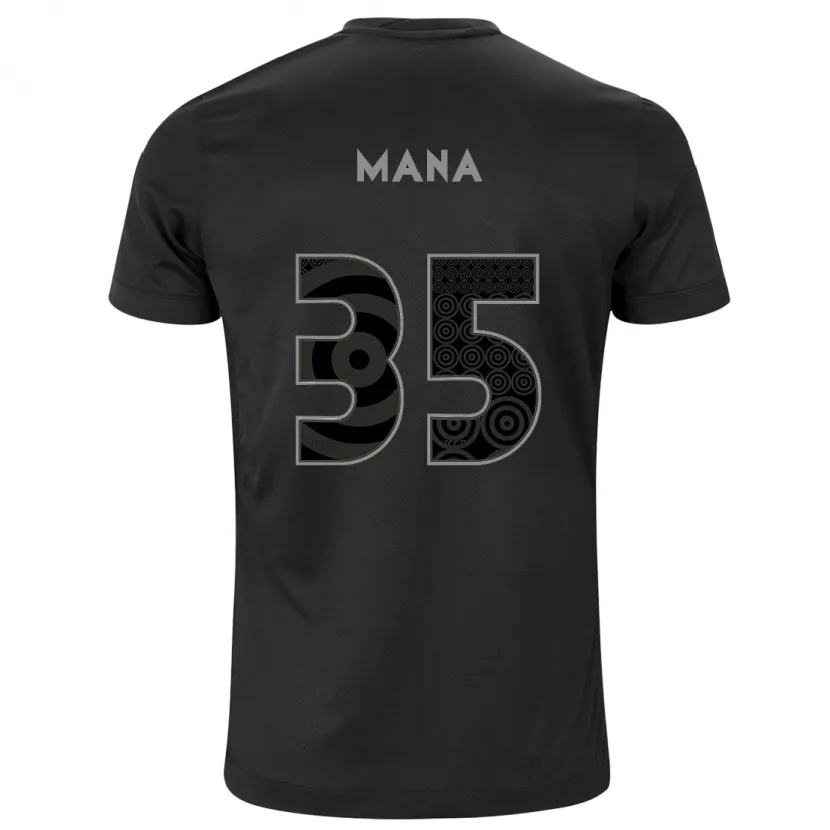 Danxen Men Léo Mana #35 Black Away Jersey 2024/25 T-Shirt