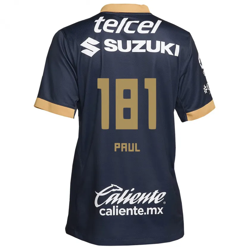 Danxen Men Miguel Paul #181 Obsidian Gold White Away Jersey 2024/25 T-Shirt