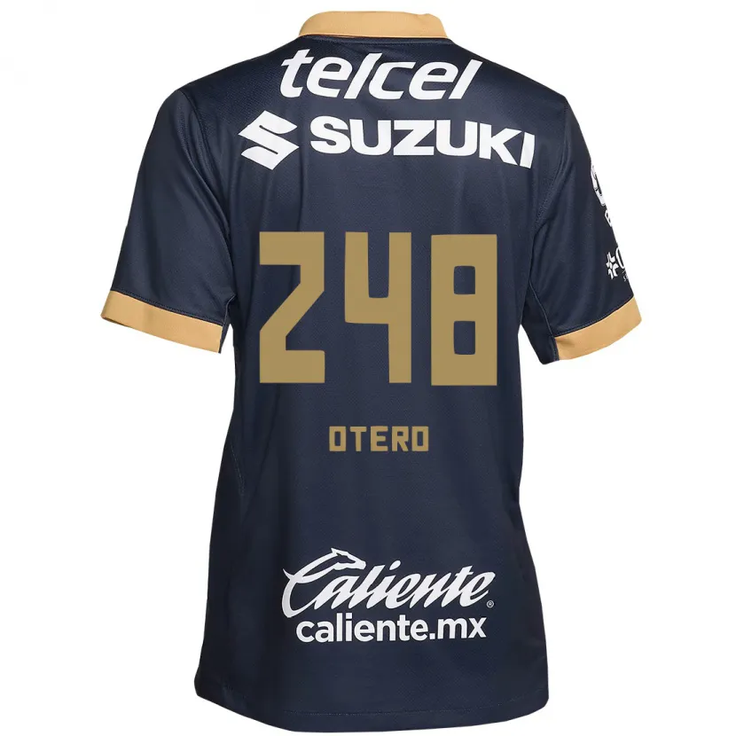 Danxen Men Jonathan Otero #248 Obsidian Gold White Away Jersey 2024/25 T-Shirt