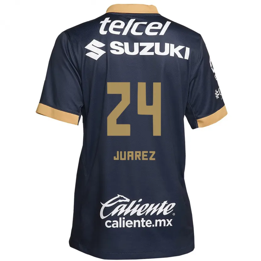 Danxen Men Gabriela Juarez #24 Obsidian Gold White Away Jersey 2024/25 T-Shirt