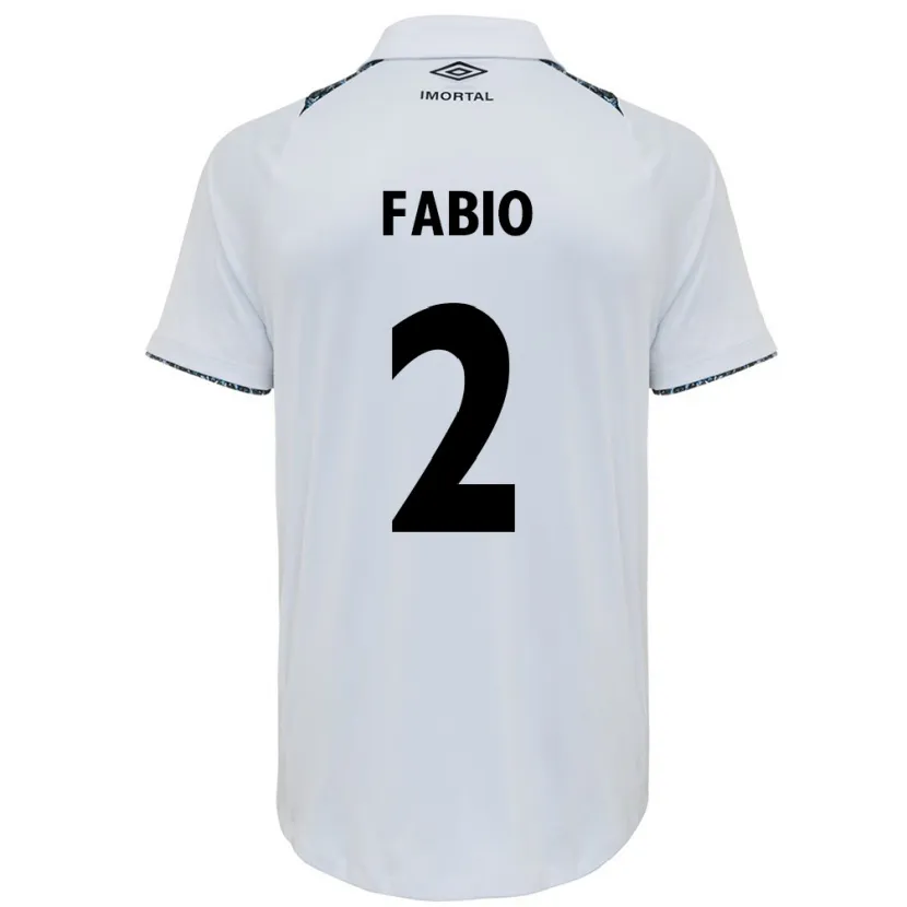 Danxen Men Fábio #2 White Blue Away Jersey 2024/25 T-Shirt