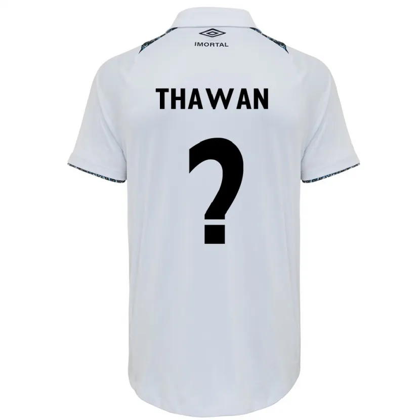 Danxen Men Athos Thawan #0 White Blue Away Jersey 2024/25 T-Shirt