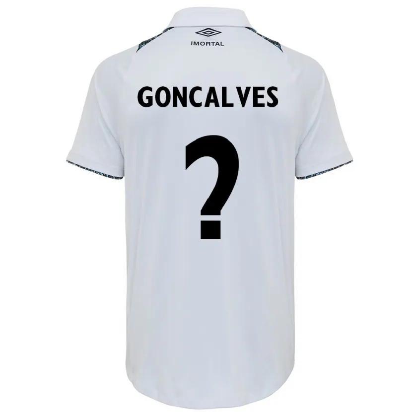 Danxen Men Matheus Gonçalves #0 White Blue Away Jersey 2024/25 T-Shirt