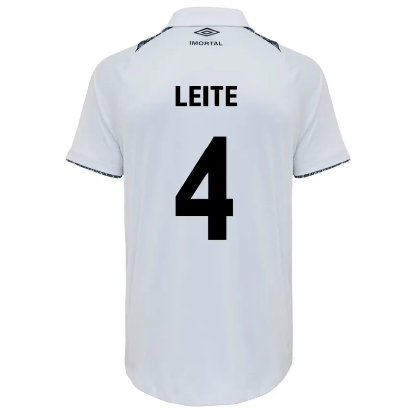 Danxen Men Paulo Henrique Leite #4 White Blue Away Jersey 2024/25 T-Shirt