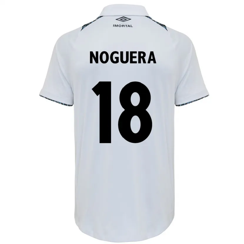 Danxen Men Freddy Noguera #18 White Blue Away Jersey 2024/25 T-Shirt