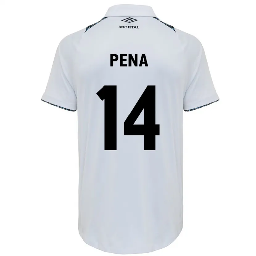 Danxen Men Jessica Peña #14 White Blue Away Jersey 2024/25 T-Shirt