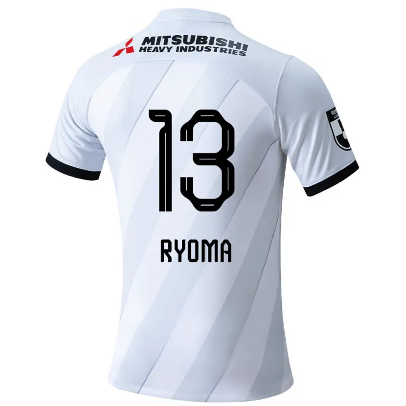 Danxen Men Ryoma Watanabe #13 White Grey Away Jersey 2024/25 T-Shirt