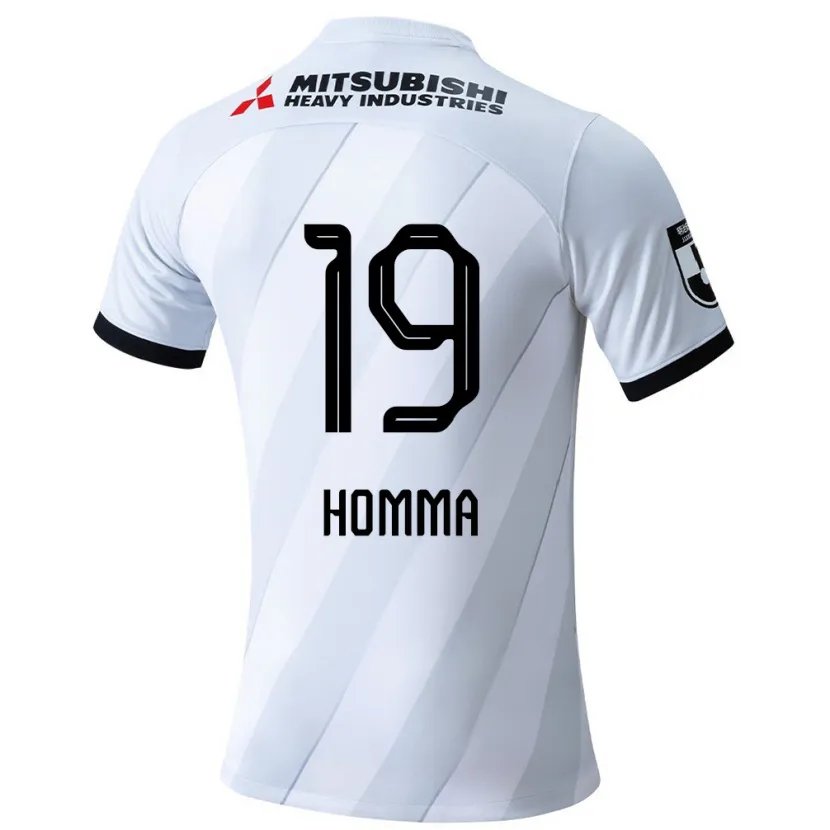 Danxen Men Shion Homma #19 White Grey Away Jersey 2024/25 T-Shirt