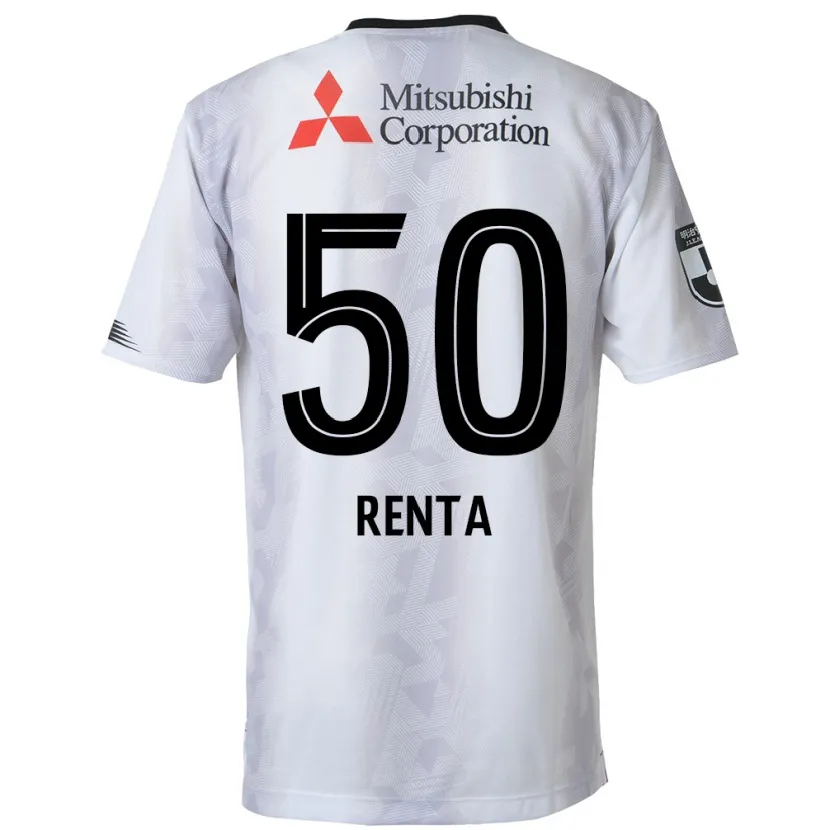 Danxen Men Renta Higashi #50 White Black Away Jersey 2024/25 T-Shirt