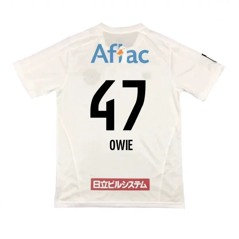 Danxen Men William Owie #47 White Black Away Jersey 2024/25 T-Shirt