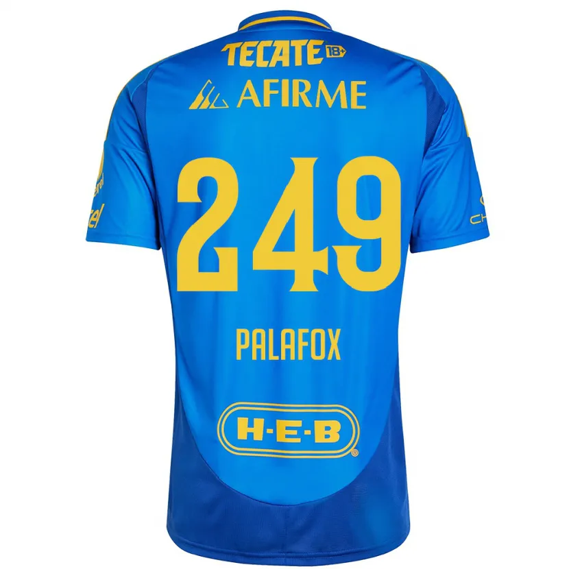 Danxen Men José Palafox #249 Blue Yellow Away Jersey 2024/25 T-Shirt