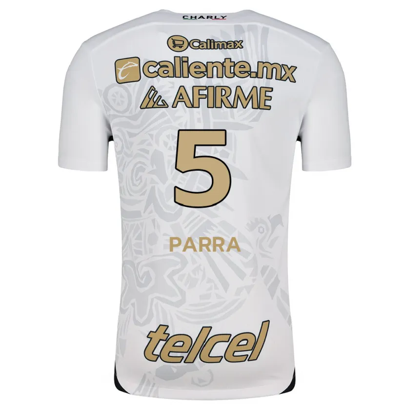 Danxen Men Rodrigo Parra #5 White Black Away Jersey 2024/25 T-Shirt