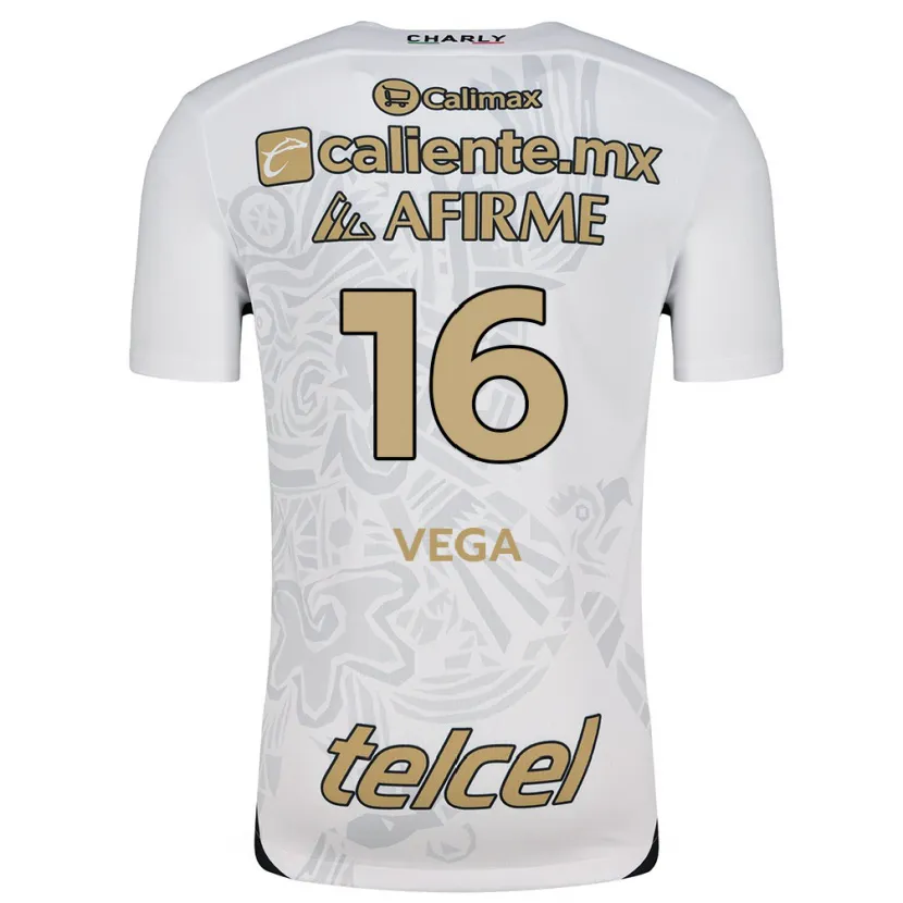 Danxen Men Alan Vega #16 White Black Away Jersey 2024/25 T-Shirt