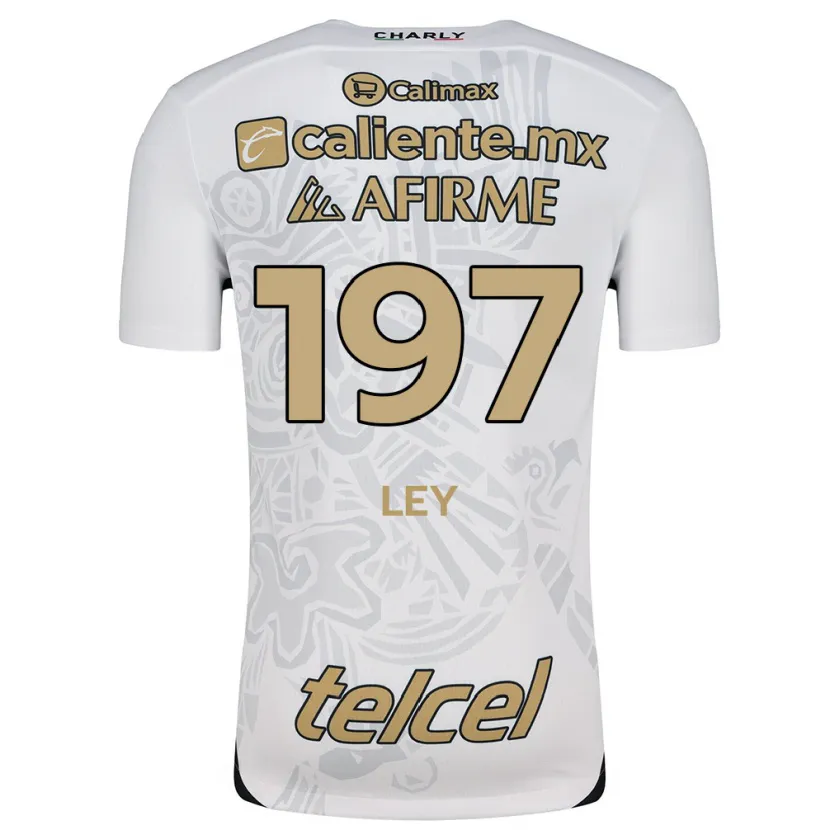 Danxen Men Emanuel Ley #197 White Black Away Jersey 2024/25 T-Shirt