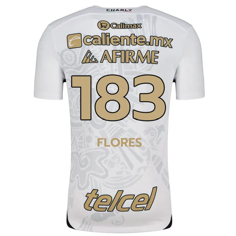 Danxen Men Abraham Flores #183 White Black Away Jersey 2024/25 T-Shirt