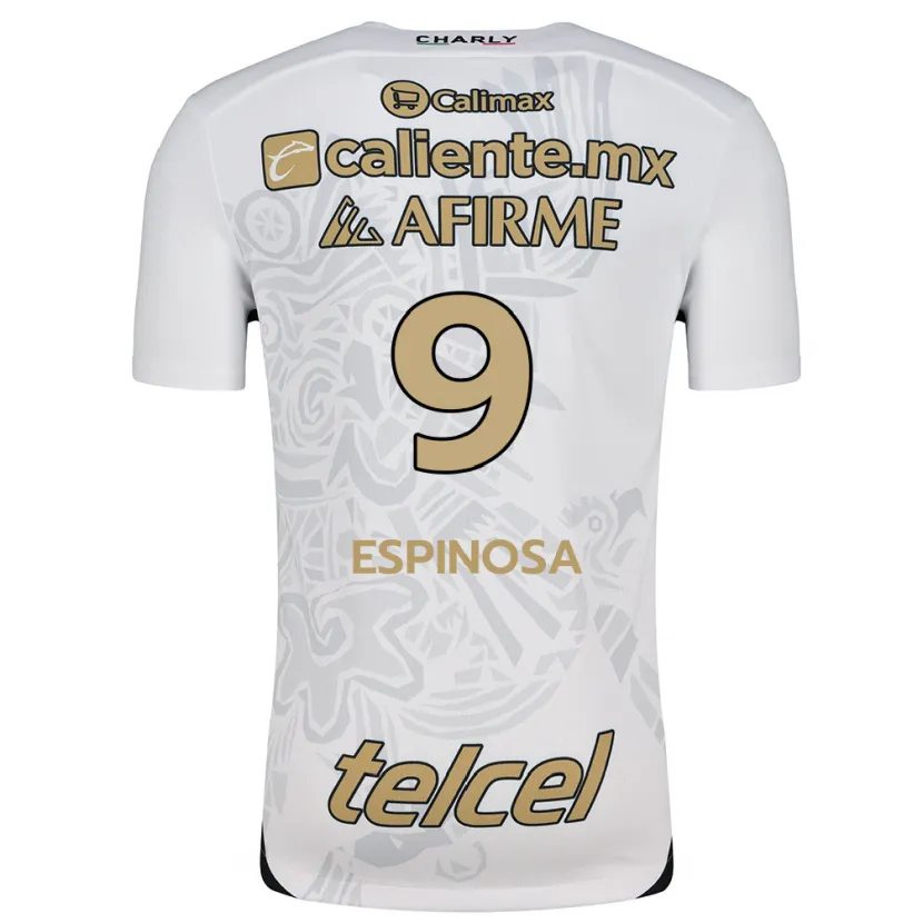 Danxen Men Daniela Espinosa #9 White Black Away Jersey 2024/25 T-Shirt