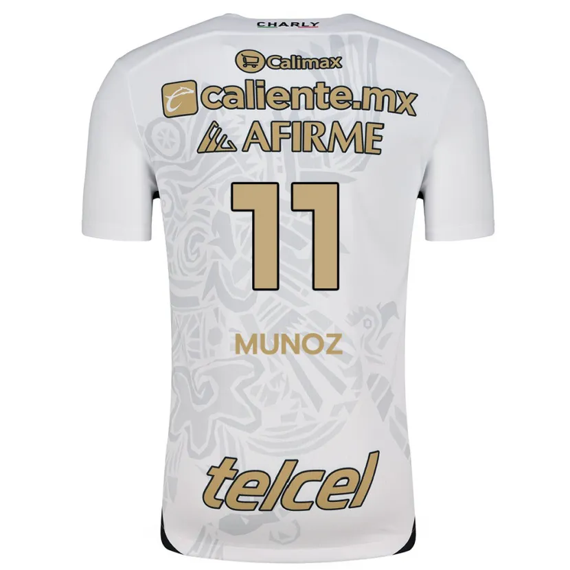 Danxen Men Sanjuana Muñoz #11 White Black Away Jersey 2024/25 T-Shirt