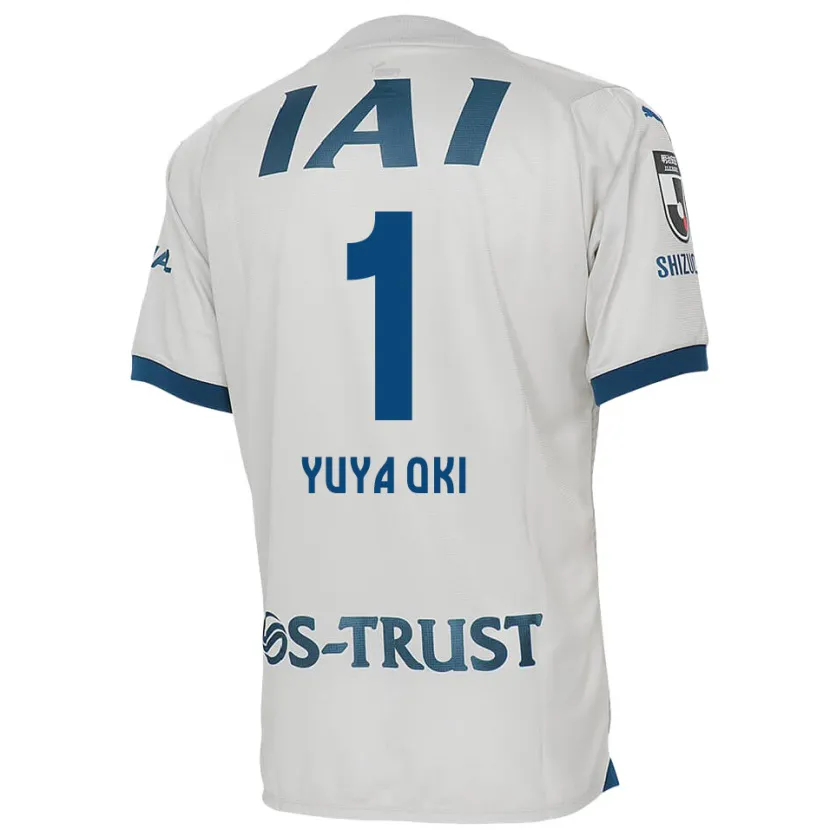 Danxen Men Yuya Oki #1 White Blue Away Jersey 2024/25 T-Shirt