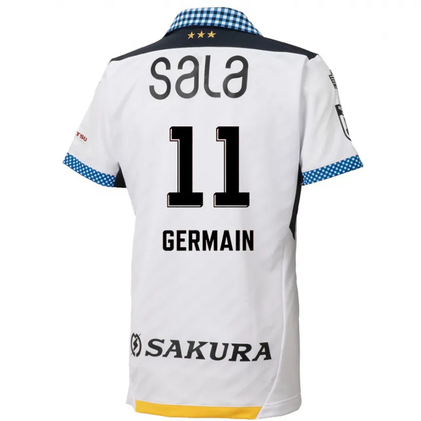 Danxen Men Ryo Germain #11 White Black Away Jersey 2024/25 T-Shirt