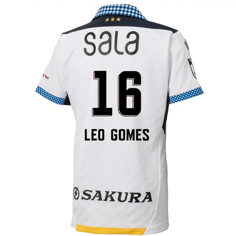 Danxen Men Léo Gomes #16 White Black Away Jersey 2024/25 T-Shirt