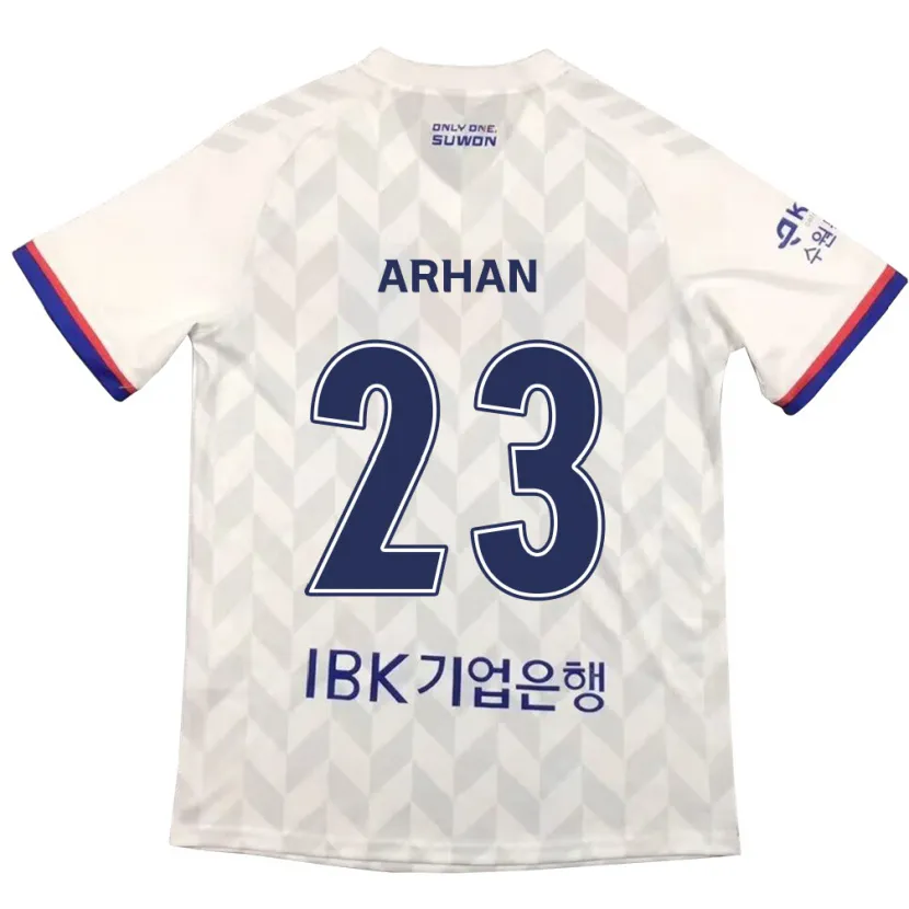 Danxen Men Pratama Arhan #23 White Blue Away Jersey 2024/25 T-Shirt