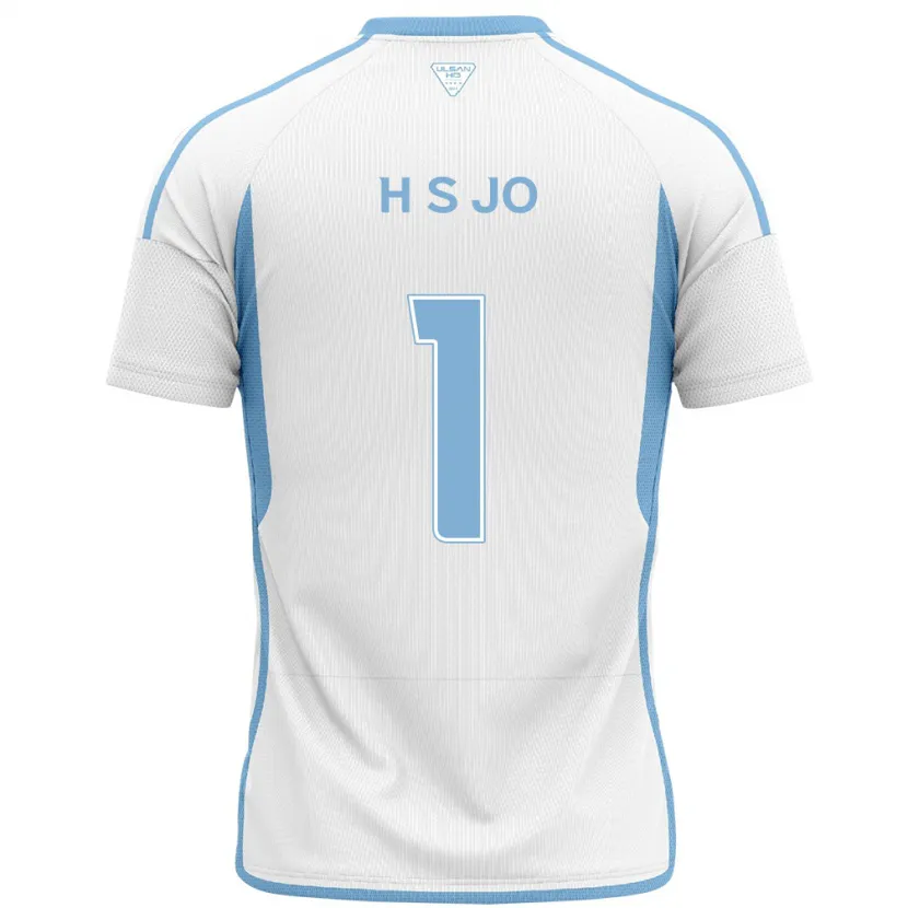 Danxen Men Su-Hyeok Jo #1 White Blue Away Jersey 2024/25 T-Shirt