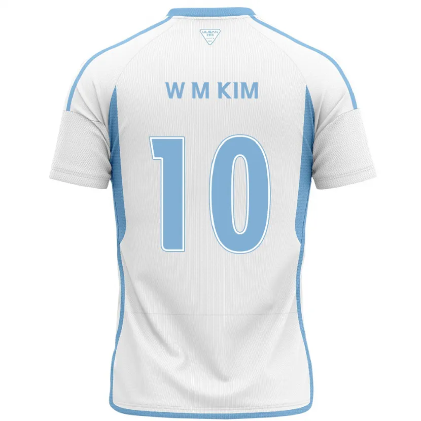 Danxen Men Min-Woo Kim #10 White Blue Away Jersey 2024/25 T-Shirt