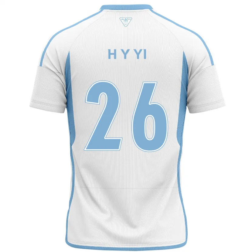 Danxen Men Yong-Hyeon Yi #26 White Blue Away Jersey 2024/25 T-Shirt