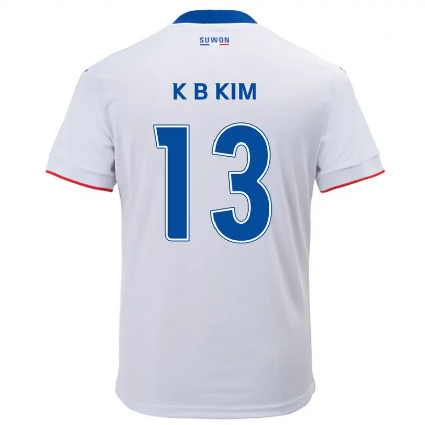 Danxen Men Bo-Kyung Kim #13 White Blue Away Jersey 2024/25 T-Shirt